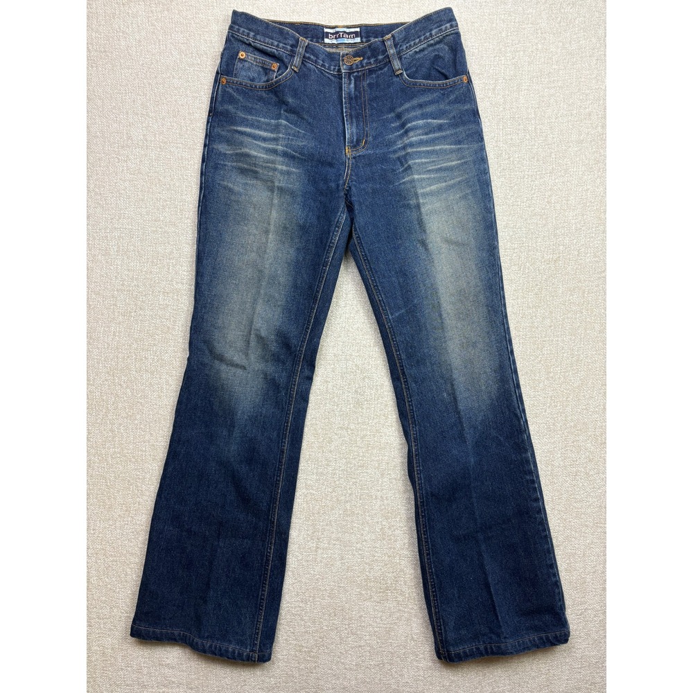 BrrTarn International Jeans Womens 32 Blue Denim Bootcut Flare FD606-58 Cotton